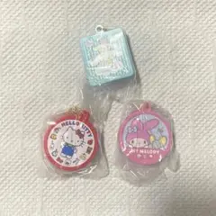 サンリオ　クッキー缶チャーム　ハローキティ　マイメロディ　シナモロール