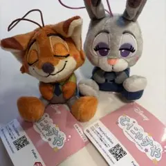 タ*ク様 ズートピア　ニック　むにゃすやマスコット　ROUND1　ラウワン