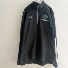 UnderArmour ハーフジップ ジャケット ブラック 長袖 人気 運動