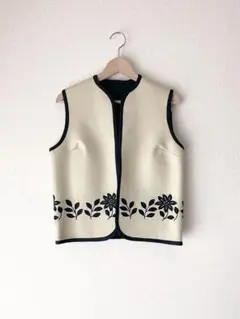 marie phillips / vintage / レザー / ベスト