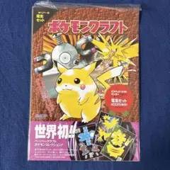 希少　ポケモンクラフトno.1 「電気セット」　(ピカチュウ　コイル　サンダー） 希少 ポケモンクラフトno.1 「電気セット」 (ピカチュウ サンダー