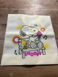 新品未使用 スヌーピー 不織布 トートバッグ SNOOPY トート バッグ