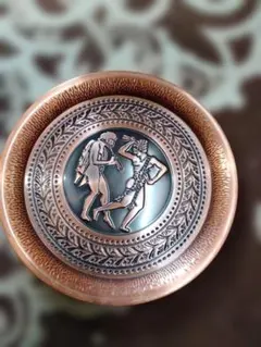 骨董品 銅 皿 灰皿 メルカリ