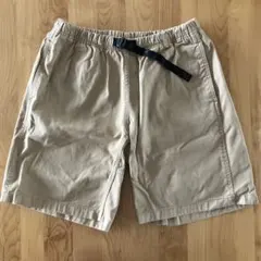 グラミチ　GRAMICCI USA製　コットン　ショートパンツ　ベージュ