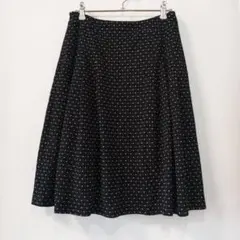 2nd NOLLEY'S　ドットスカート　レディース　ブラック系　ｓ-00462