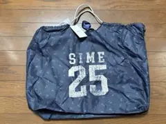 しまむら　Helm ネイビー　トートバッグ　エコバッグ ショルダーバッグ