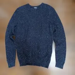 ZARA MAN ブラック スラブニットセーター Lサイズ