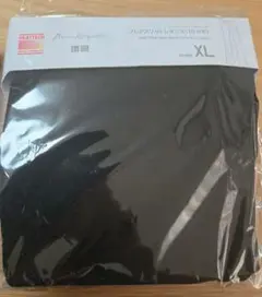 マメクロゴウチ　ヒートテックウールブレンドフレアスリットレギンス　XL　ブラック