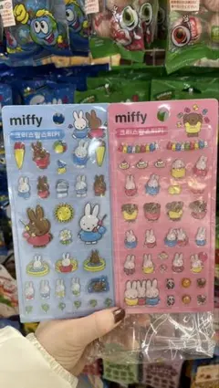 ミッフィー ボンボンドロップシール