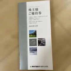 東急不動産ホールディングス株主ご優待券