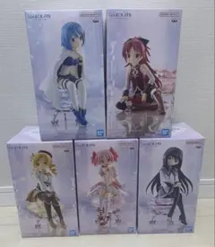 魔法少女まどか☆マギカ フィギュア 5体セット - メルカリ