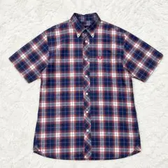 FRED PERRY フレッドペリー BDシャツ 半袖 チェック柄 メンズ Sのサムネイル