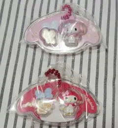 マイメロディ　2種セットA　サンリオ　パッケージチャーム　チョコボーロ