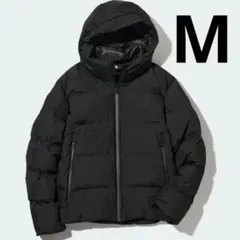 【美品✨】UNIQLO シームレスダウンパーカ/3Dカット Mブラック 黒