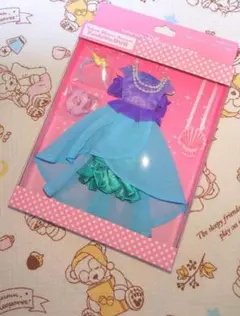 ファッションドール アリエル ディズニー コスチューム 小物 ドレスセット
