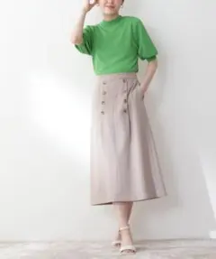 ♡N.♡マリンボタンＡラインスカート