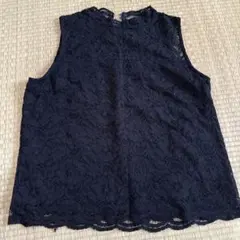 INGNI レース ノースリーブ M ブラック