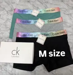 CALVIN KLEIN カルバンクライン★ボクサーパンツ Mサイズ3色セット