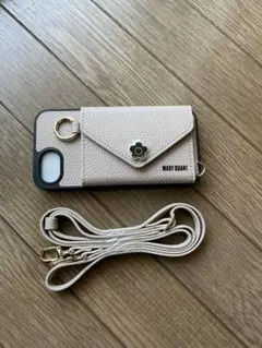 MARY QUANT iPhoneケース ストラップ付き