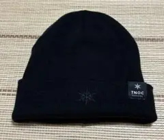 TNOC ブラック ニット帽 アクリル100%