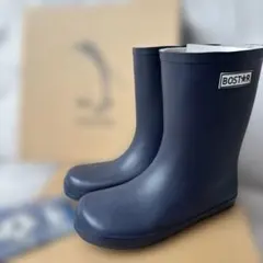 【値下げ】BOSTAR レインブーツ ネイビー 21.0cmのサムネイル