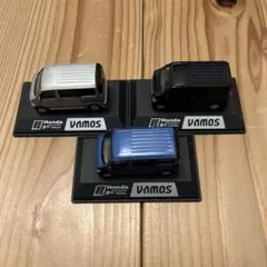 1/64 軽カーコレクション Honda Vamos 3台のサムネイル