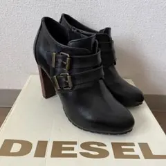 未使用品 DIESEL 最終価格!! レザー ショートブーツ 24cm