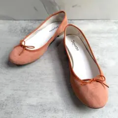 新品 repetto バレエシューズ スエード 39 オレンジのサムネイル