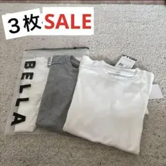 レディース半袖Tシャツ　M 新品　３枚セット　着痩せシンプ　無印　ユニクロ　ザラ
