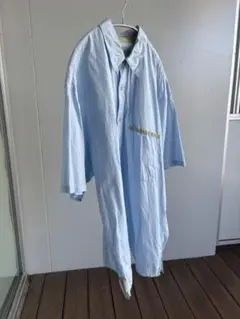 marvine pontiak shirt makers 半袖シャツ　水色のサムネイル