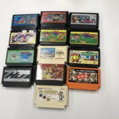 No.1866　FC ファミリーコンピュータ　１３本まとめ売り