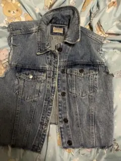 GUESS デニムベスト Sサイズ 丈短め