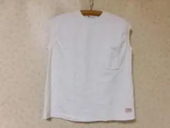 100671　JaVa　ノースリーブカットソー　白　M