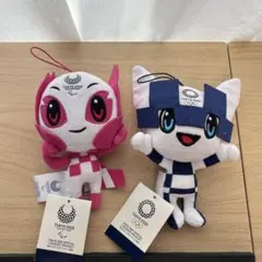 東京2020 オリンピックマスコット ミライトワ　ぬいぐるみリュック 東京2020 オリンピックマスコット ミライトワ&ソメイティ ぬいぐるみ