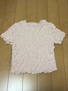 ピンク 半袖 Tシャツ GU