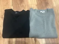新品、試着のみ　スムースコットンクルーネックセーター　UNIQLO U ユニクロ
