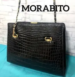 ♥美品♥モラビト MORABITO ショルダーバッグ レザー 本革 ブラック