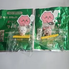 ちいかわ 松屋 オリジナルフィギュア ちいかわ&古本屋 ピック付き