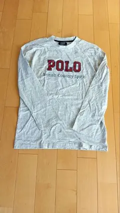 POLO グレー 長袖Tシャツ M