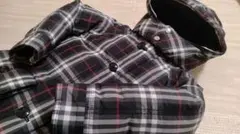 【美品】BURBERRY バーバリー チェックダウンジャケット 6Y 116cm
