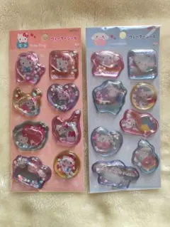 正規品　サンリオ　ウォーターシール　ハローキティ　シナモロール