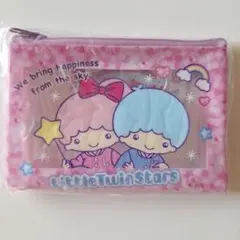 サンリオ リトルツインスターズ クリアフラットポーチ 胸キュンメモリーズ