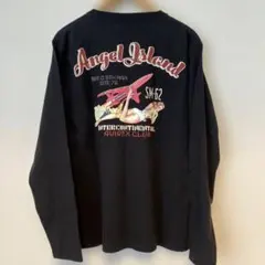 AVIREX 長袖カットソー Angel Island 女の子 黒 Lのサムネイル