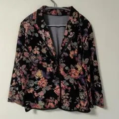 【美品】Dio 花柄ジャケット　フリーサイズ