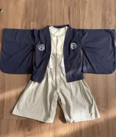 美品　ベビー袴　ロンパースセット　90cm