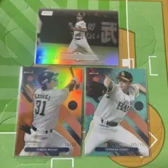 正木智也、大関友久、ダウンズ　シリアル入りカード3枚セット