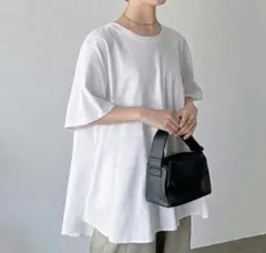 シーイン SHEIN FRIFUL 無地 コットン Tシャツ