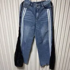 サイドレースアップ デニムパンツのサムネイル