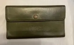 クレドラン　オリーブグリーン長財布