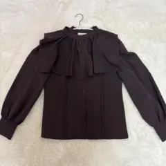 dazzlin ブラウス 茶色